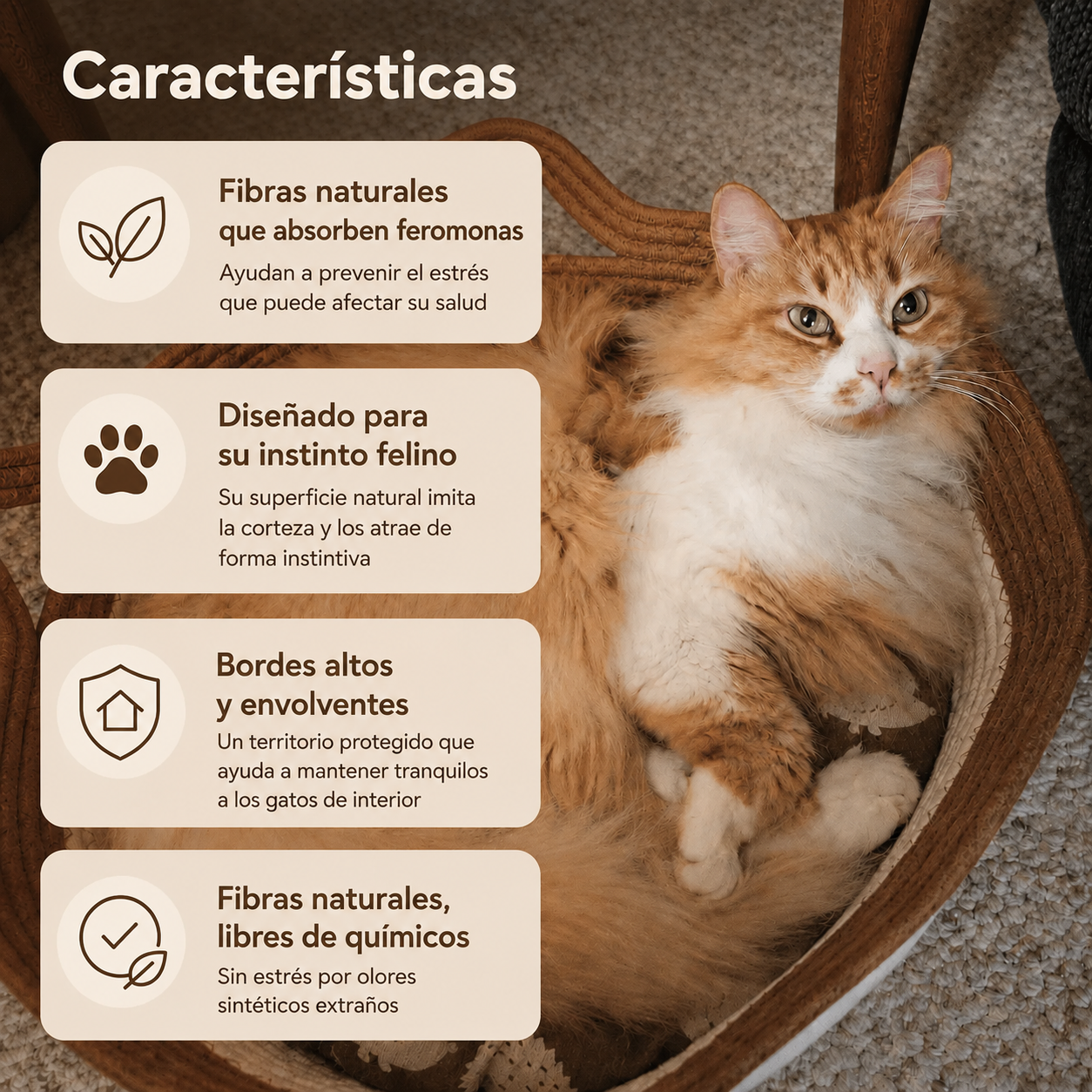 Cat nest | Su rincón para rascar, descansar y sentirse seguro
